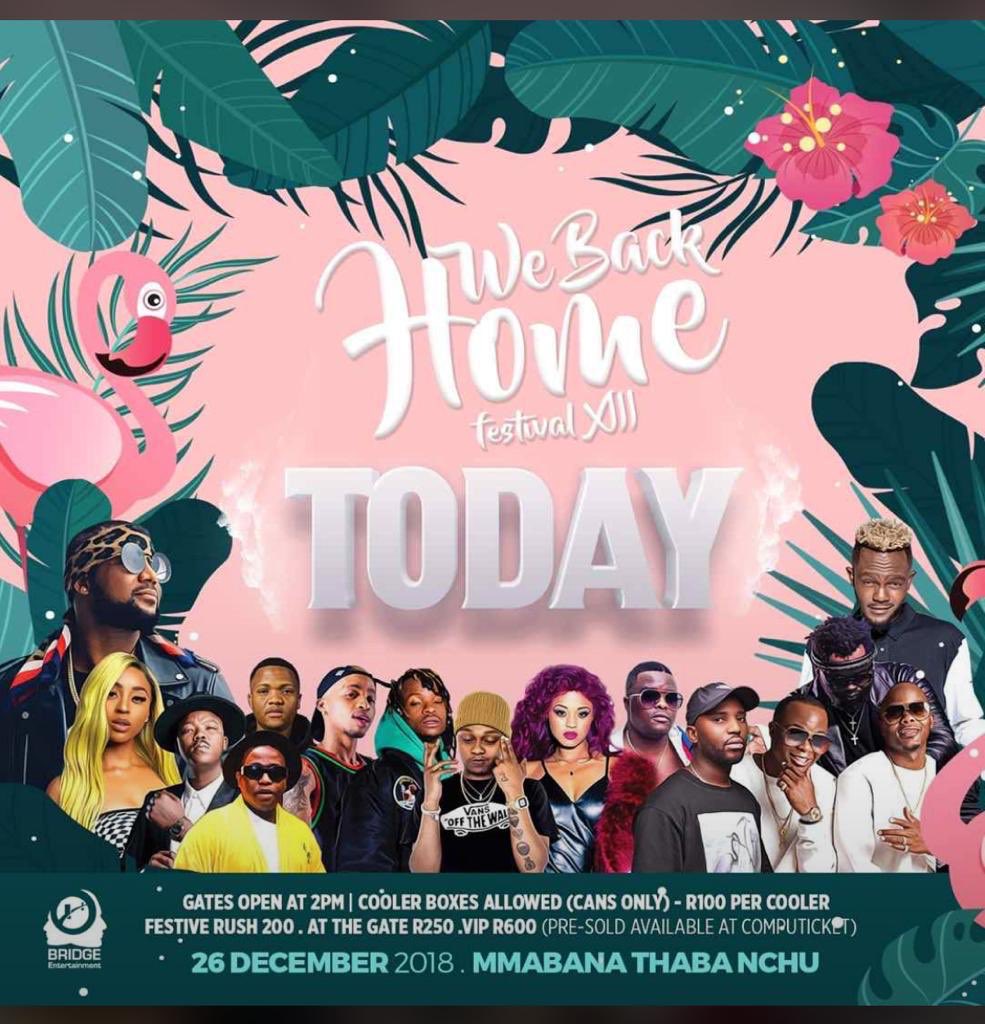 Zar_Ntseto's tweet photo. Sthiba are yโall ready to host us? #WeBackHomeFest2018 ๐๐๐ผ๐พ๐ฅ๐๐ผ Today is the day https://t.co/9h7EDekHmE