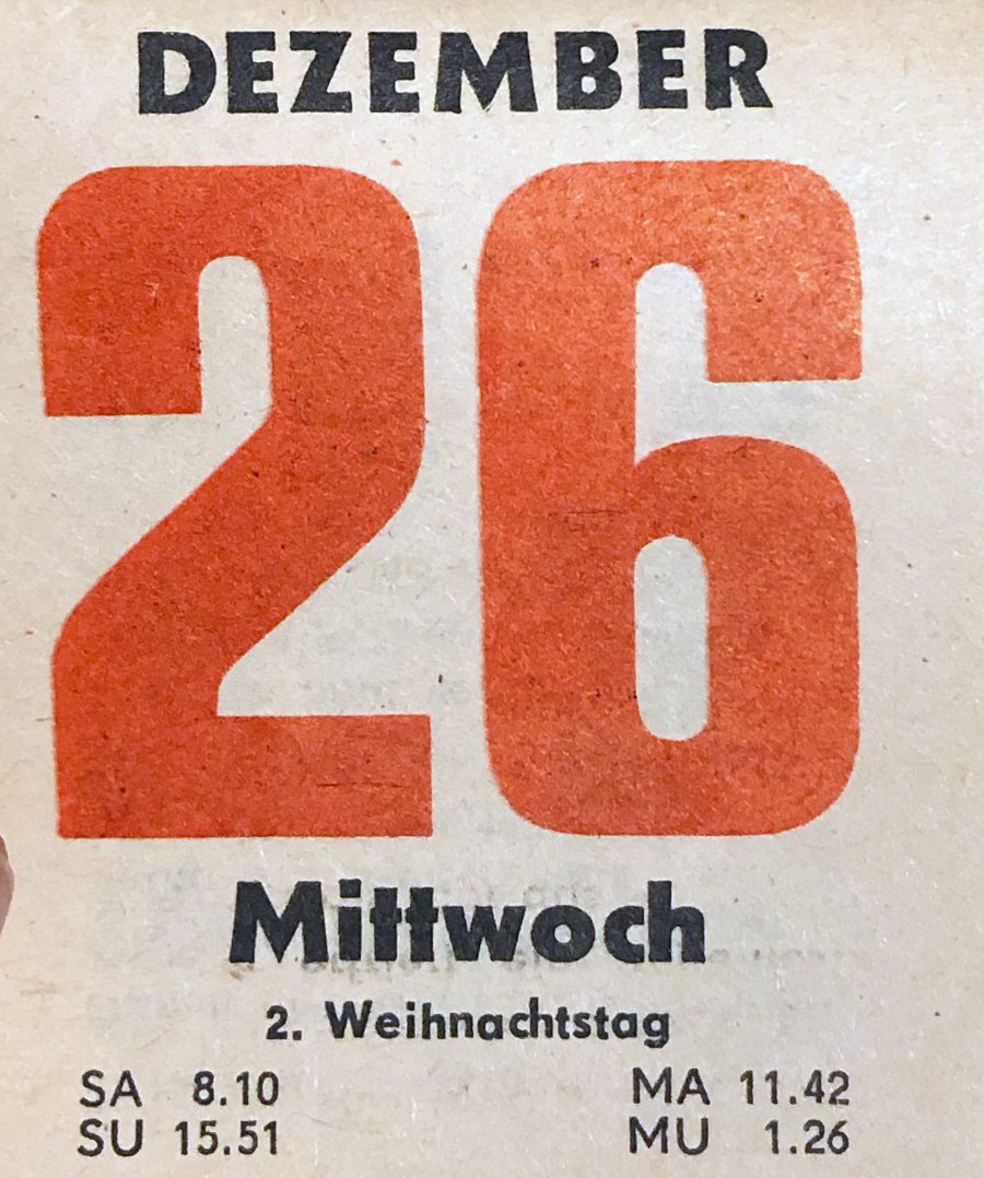 ddr_1990's tweet image. 26. Dezember 1990, 2. Weihnachtstag #ddr1990