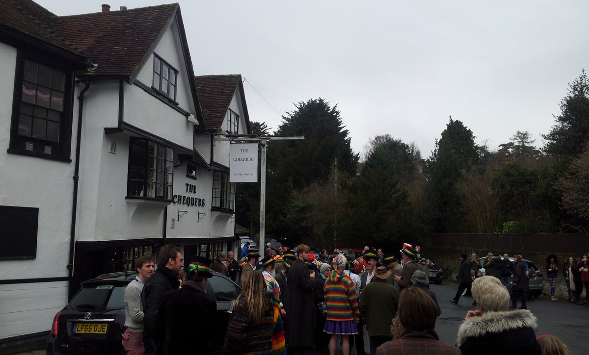 A plethora of Morris people ready to perform for our #BoxingDay spectacular!