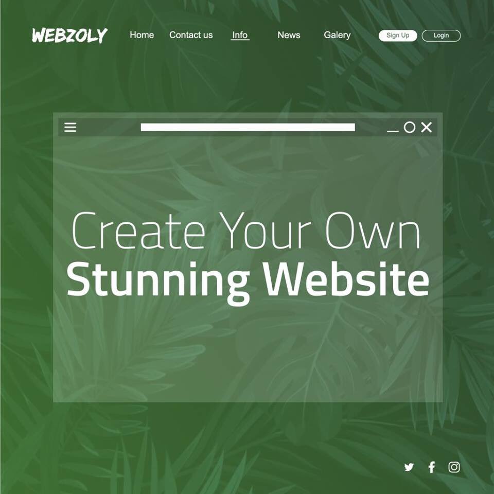 webzoly's tweet photo. How To Create a Your Business Website Using Webzoly?
1. Signup to webzoly.
2. Choose a suitable theme.
3. Customize it.
4. Connect your domain.
5. Publish it.
https://t.co/0OPukxHV29
#webzoly #websitebuilder #business #businesswebsite #webdesign #website #themes #wix #weebly https://t.co/vIhIzWT6Pl