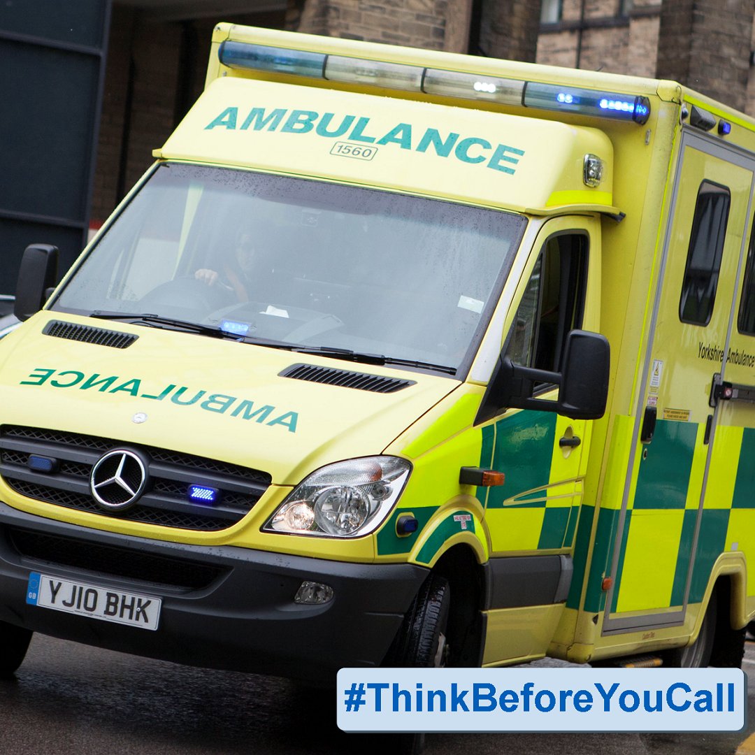 YorksAmbulance's tweet image. Extra resources are in place to help us cope with the additional demand pressures we will face this winter but please #ThinkBeforeYouCall if it's not a serious or life-threatening emergency. ow.ly/56Wf50k064V