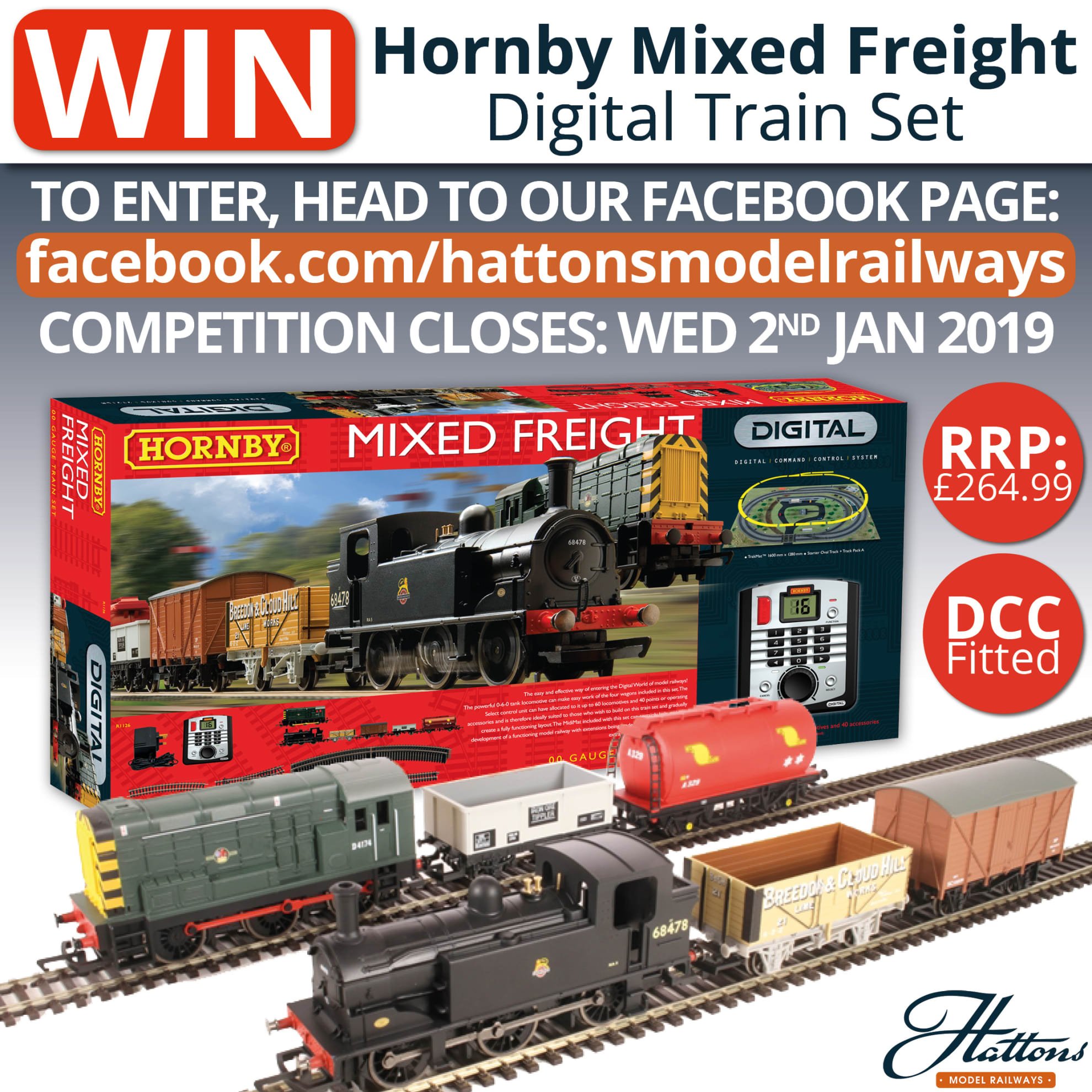 hornby mixed freight digital train set