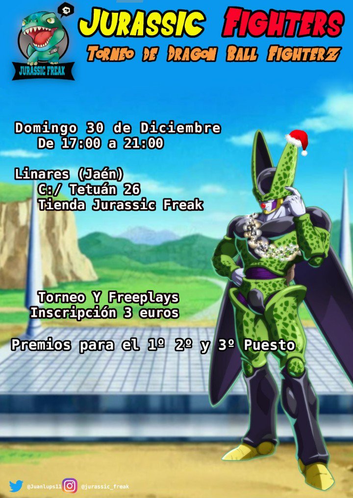 AwasFGC's tweet image. Gente de la provincia de Jaén, estamos organizando un torneillo de Dragon Ball FighterZ en Linares el día 30 de Diciembre, vamos a estar toda la tarde por si os interesa y os quereis pasar os dejo link para quién quiera apuntarse
goo.gl/forms/AyEO3FCz…