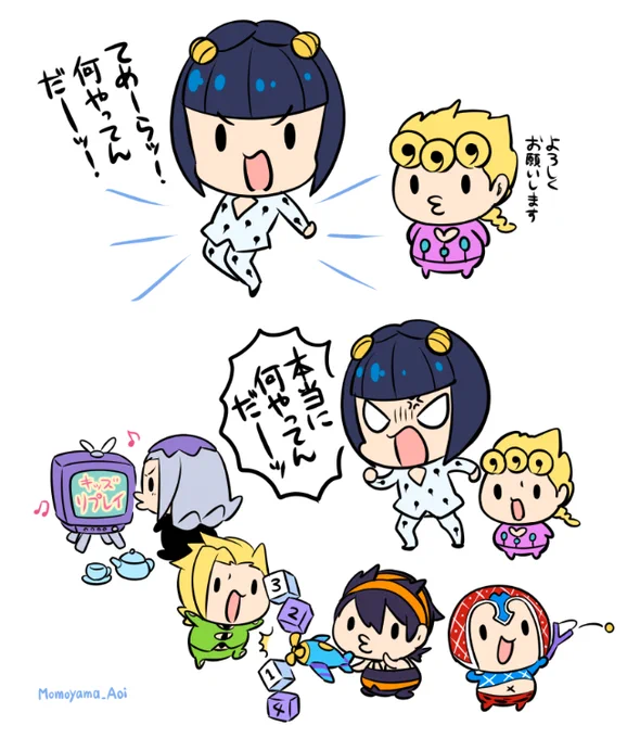 #2018年自分が選ぶ今年下半期の4枚 
今年ももう終わるのでジョジョから4枚。5部アニメが良すぎて描く機会が増えました? #jojo_anime 