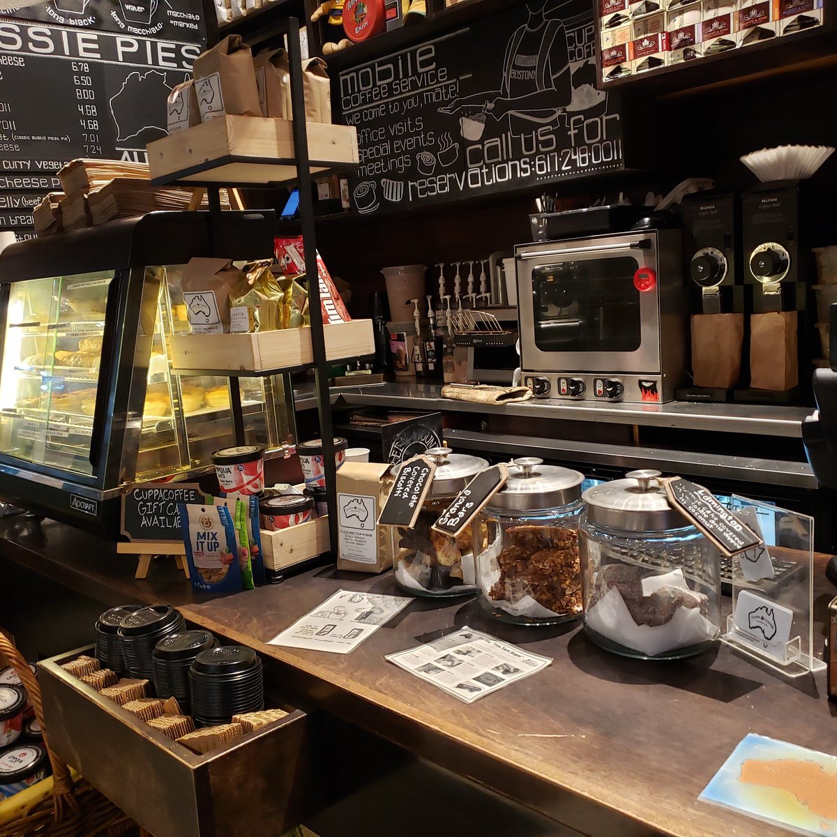 It's time for a coffee and a brekkie pie.