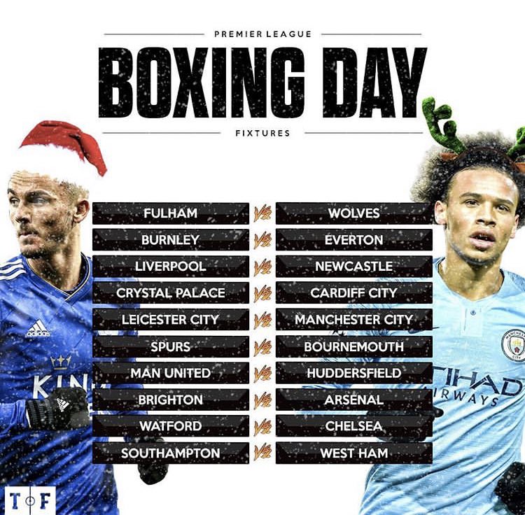 Whitey_Football's tweet photo. WHO IS READY?
📷 @_TheFootballist 
.
.
.
.
.
.
.
.
#youtube #youtuber #epl #premierleague #UCL #championsleague #goals #gameweek #Highlights #kickoff #premierleague #football #manchesterunited #messi #ronaldo #hazard #liverpool #neymar #cfc #tottenham #BoxingDay #epl https://t.co/wHTlLZ2n08