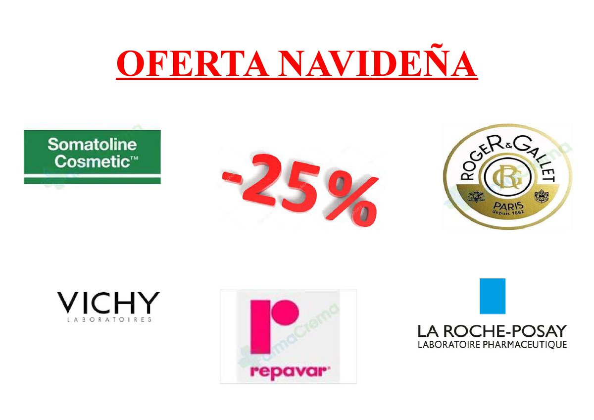 farmacrema's tweet photo. https://t.co/Qz0G1nSOfs desea unas Felices Fiestas a todos nuestros clientes y amigos. Y para celebrarlo contamos con una magnífica oferta navideña. https://t.co/VVdj6lGvHT