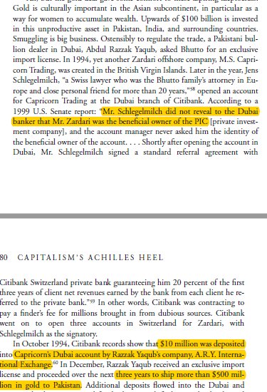 34/NThrough various govt contracts, BB and Zardari got their commission in their offshore companies and made a huge fortune abroad.