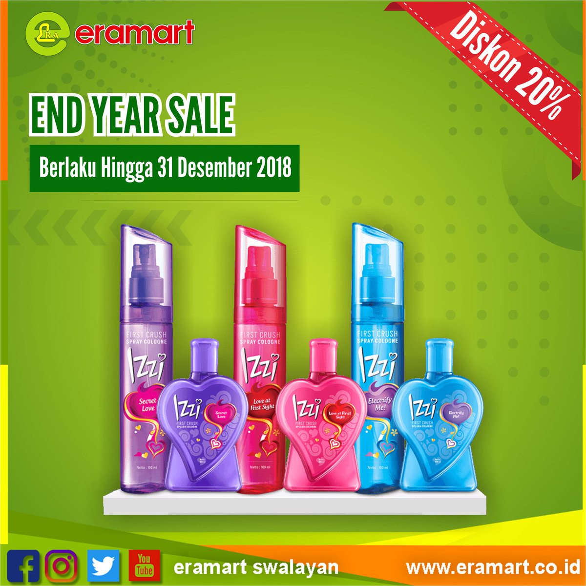 EramartSwalayan's tweet photo. Promo Izzi all variant berlaku hingga 31 Desember 2018
.
Yuk buruan beli Izzi di Eramart terdekat di rumah anda
.
-Eramart Tetap Paling Murah-

#promo #endyearsale #eramart #eramartmurah #samarinda #balikpapan #sangatta #bontang #tenggarong https://t.co/ibZTXHcU5x