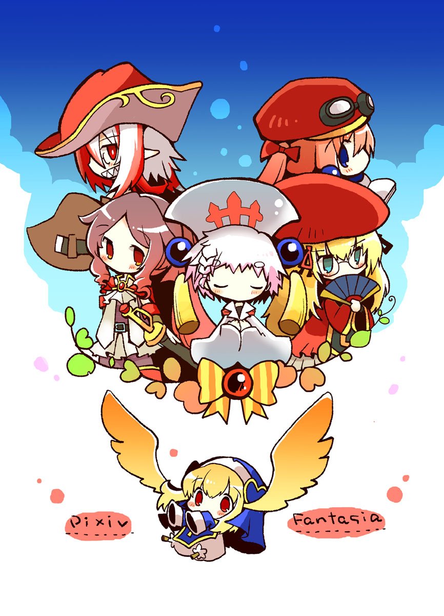 #ピクファン過去絵を貼る流れ
PF2のミミとPFFKのかなりあ絵がみつかったっ。たのしかったです～! 