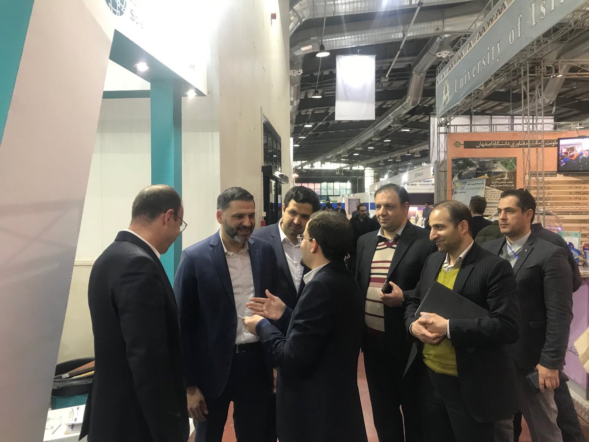 teknopark_ist's tweet photo. İran Techmart Fuarı ve Teknoloji Haftasında Iran Nanotechnology Innivation Council (INIC) başkanı Dr. Saeid Serkar ile bir araya gelerek Techmart fuarında standları birlikte inceledik. #Techmart #Techmart2018  @INIC2018 https://t.co/jJK6CLfqdb