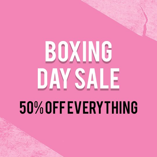 BOXING DAY IS HERE! Last chance to shop 50% off our entire site. Don't miss it!
#boxingday #sales #womensfashion