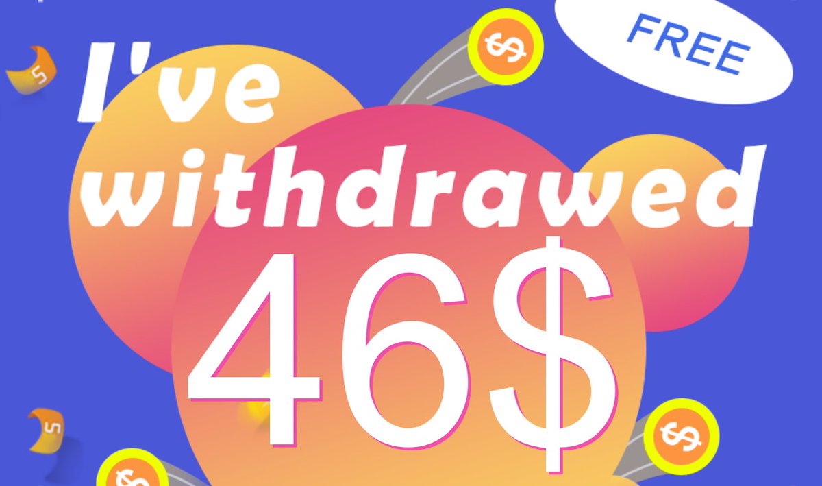 iamhanning's tweet photo. Earn $ by watching rewarded videos ! Earn 5$-50$ a day !
Min 5 $ withdraw in Paypal ! https://t.co/aab5hRXyto https://t.co/rpO9NedIPC
