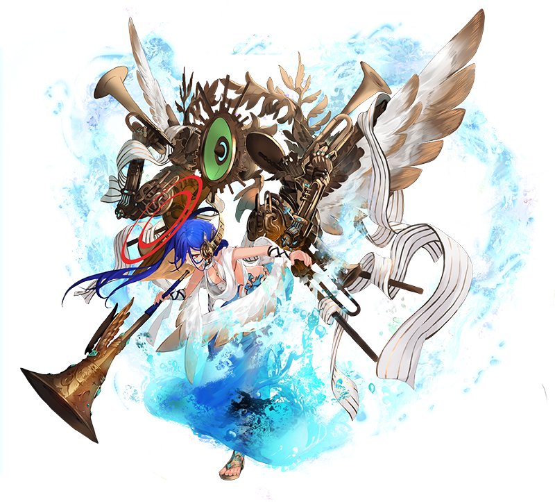 本日初登場いたしました「イスラフィール」さんの立ち絵イラストをご