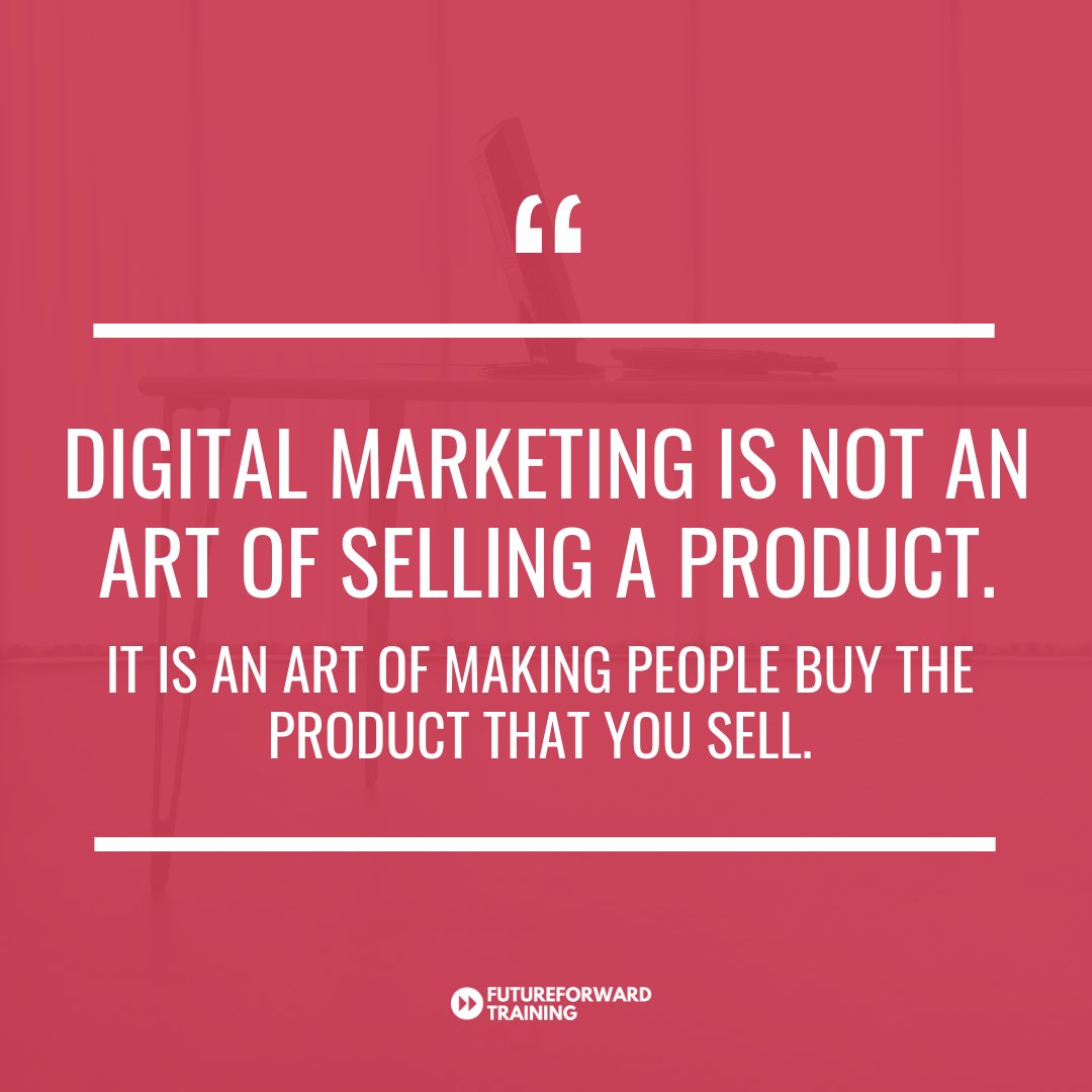 futureforwardme's tweet image. #DigitialMarketing is so much more than trying to sell a product or service.