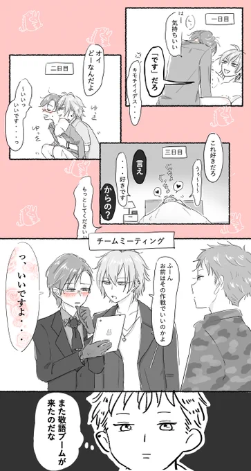 左銃
ちょっとだけ背後注意
セッenjoy🐴と余韻が抜けない🐰 