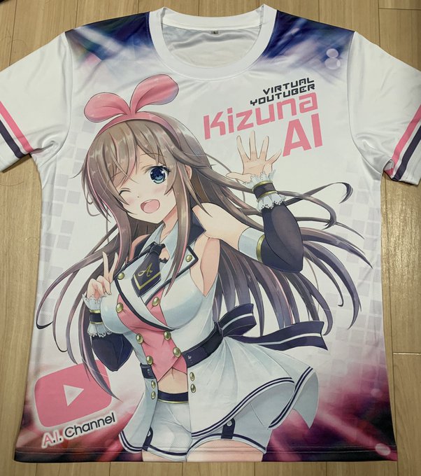 今回冬コミ例のフルカラーシャツはキズナアイとユニコーン (Ver.2) ですー!

#C95 