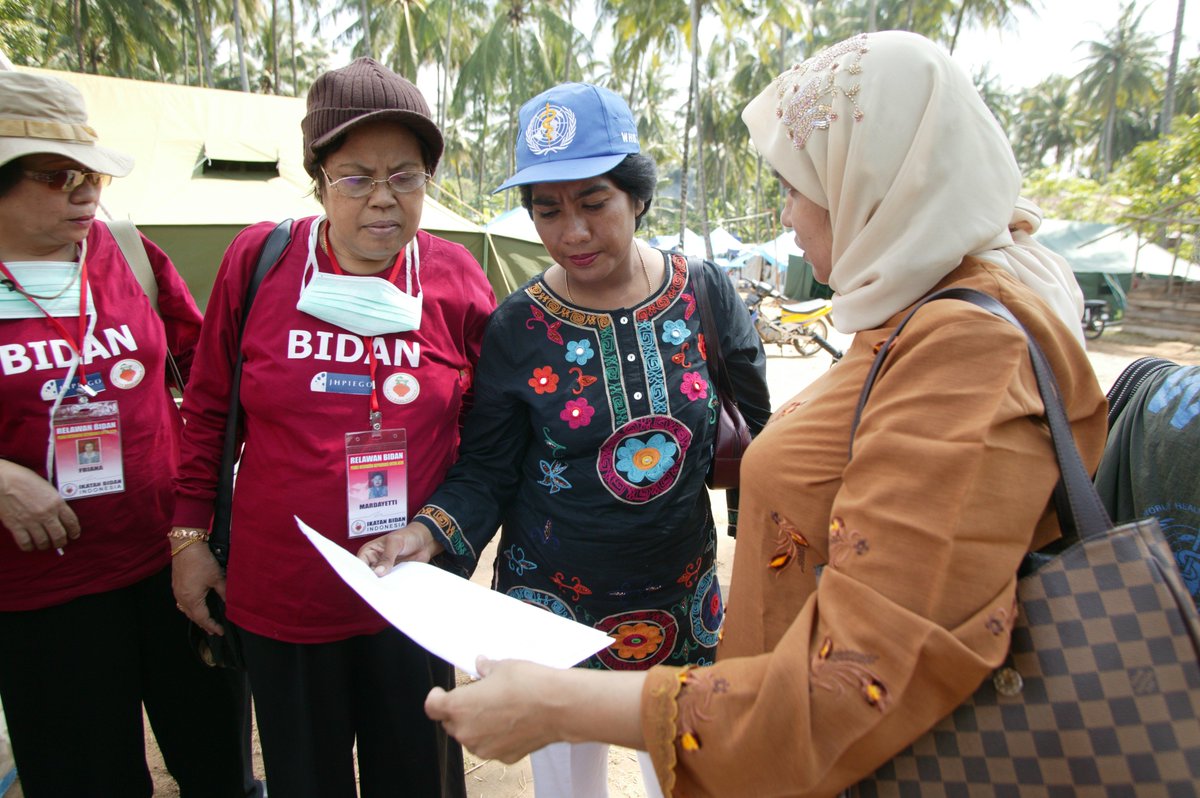 All primary health care facilities, except 1 that had to be evacuated, are functional providing services to #tsunami affected people in🇮🇩. 14 yrs after the devastating #IndianOceanTsunami, capacities are strengthened, health systems resilient.