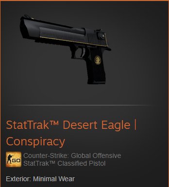 kaaehne's tweet photo. (15$) StatTrak™ Desert Eagle | Conspiracy GIVEAWAY
TO ENTER
1. TAG A FRIEND
2. FOLLOW LINK
https://t.co/ZiFun408A8 https://t.co/LsTScmMjJo