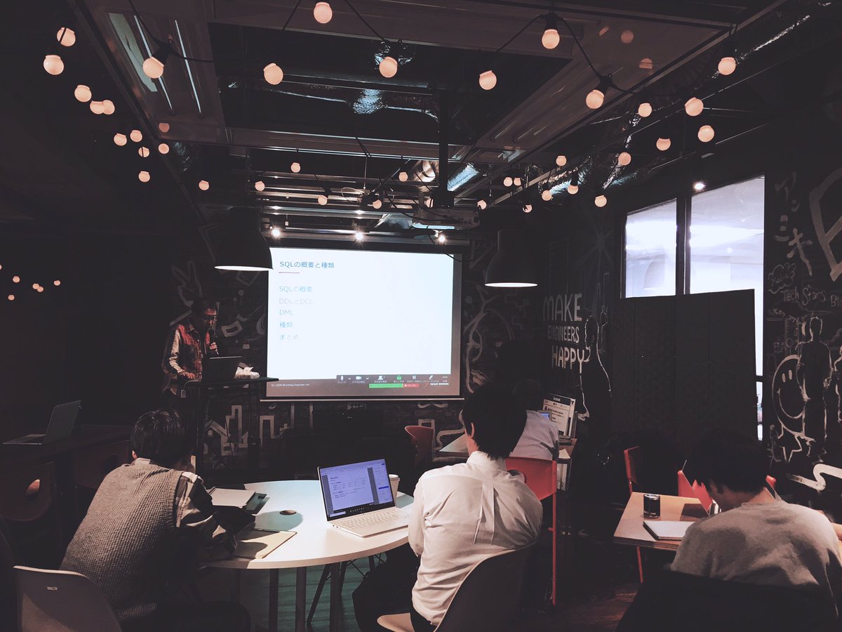 yamaguchi_take's tweet image. AIエキスパートの講義を行ってます！
今日はSQL周りのコンテンツをお届けしてますよ〜

#techboost #AI #DataSciense #エキスパート