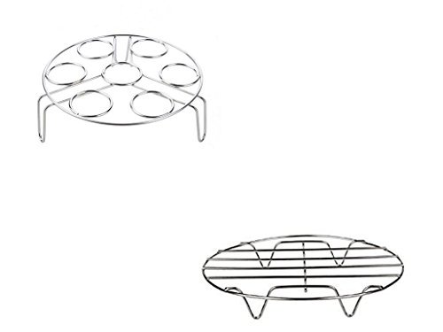 LauraYoung2013's tweet image. Stainless Steel Egg Cooker Steamer Rack,Professional Round Baking and Cooling Rack,2 Set dlvr.it/QvNKmR #SteamersStockPastaPots #2set
