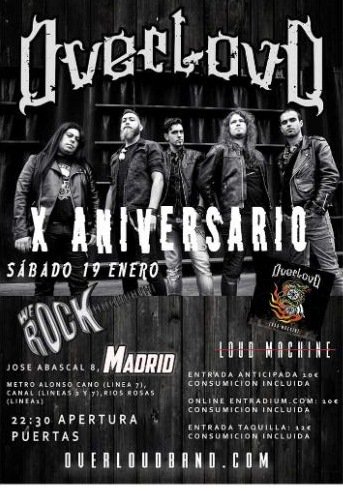 Concierto de <a href="/Overloudband/">Overloud</a> en #Madrid el 19 de enero en la We Rock. metaltrip.com/overloud-en-ma… #Metaltrip