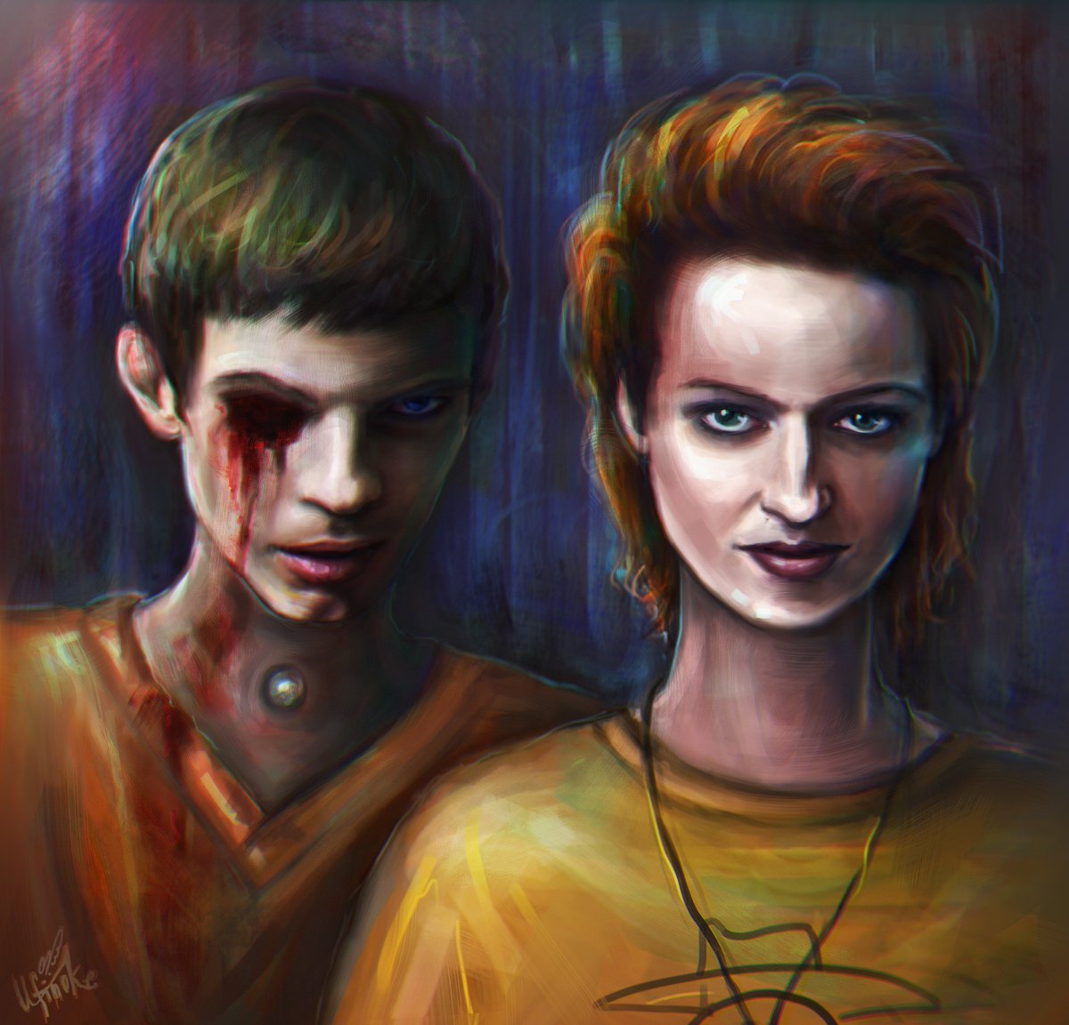 UFINOKE's tweet photo. Mr.Mercedes @MrMercedesTV @StephenKing 
#art #digitalart #digitalpainting #fanart #movie #concept #characterdesign #mrmercedes #mrmercedestv #harrytreadaway #breedawool #loulinklatter #bradyhartsfield #stephenking #audiencework #moviefanart https://t.co/OU7zsG07HT