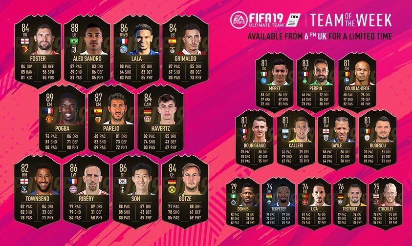 Huge_Gorilla's tweet image. IF I pack Inform Pogba or Son in my TOTW pack or get Sandro in my red player picks I will give away 2 x 12,000 Fifa points. Just make sure you’re following me and RT to enter! 👊