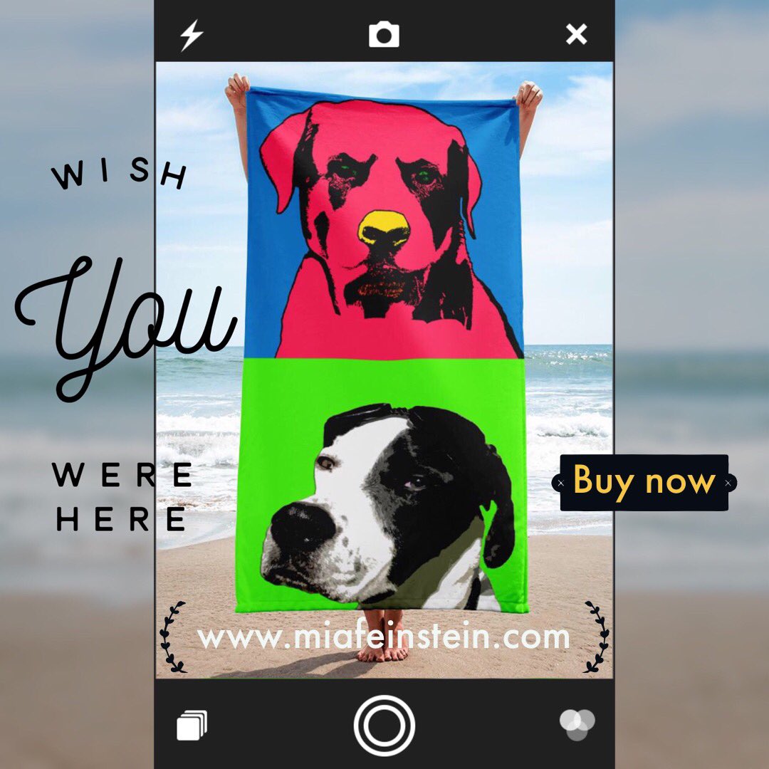 Wish you were here....Brand new pup art dog towels ❤️ So Funky, cool and trendy. Imagine yourself on a beach right now....yes that’s me 😂😂😂 Buy me miafeinstein.com <a href="/kayla_itsines/">Kayla Itsines</a> <a href="/Oprah/">Oprah Winfrey</a> <a href="/MileyCyrus/">Miley Cyrus</a> <a href="/ZacEfron/">Zac Efron</a> <a href="/zachbraff/">Zach Braff</a> <a href="/TheLaurenFoster/">JUST ANOTHER GIRL</a> <a href="/CharlizeAfrica/">Charlize Theron</a> #gifts #buy #dogs