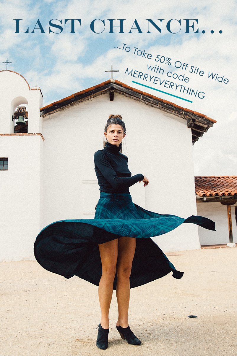 Last Chance to Shop 50% Off! Hurry, today is the last day to shop our biggest sale of the year! Use code MERRYEVERYTHING for 50% off! - mailchi.mp/tysadesigns.co…