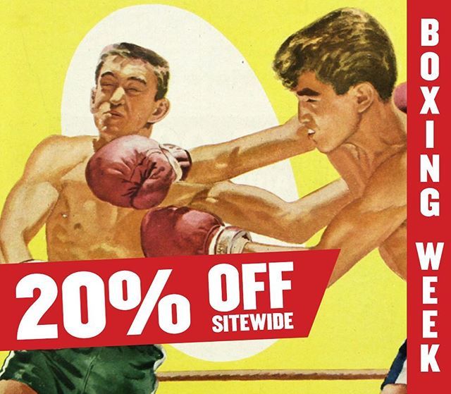 MainandLocal's tweet image. 20% OFF THE ENTIRE SITE! It’s BOXING DAY all week long! Use discount code: KNOCKOUT
#boxingday #mainandlocal bit.ly/2LzH7kL