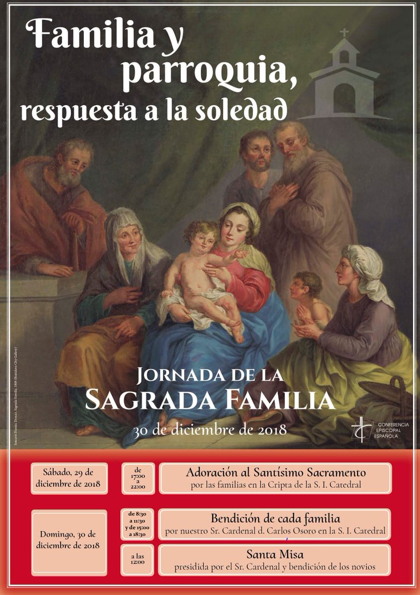 Este fin de semana os esperamos a todos en nuestra #CatedralDeLaAlmudena para celebrar junto a don Carlos <a href="/cardenalosoro/">Carlos Osoro Sierra</a> la #FiestaDeLasFamilias en <a href="/archimadrid/">Archidiócesis de Madrid</a>