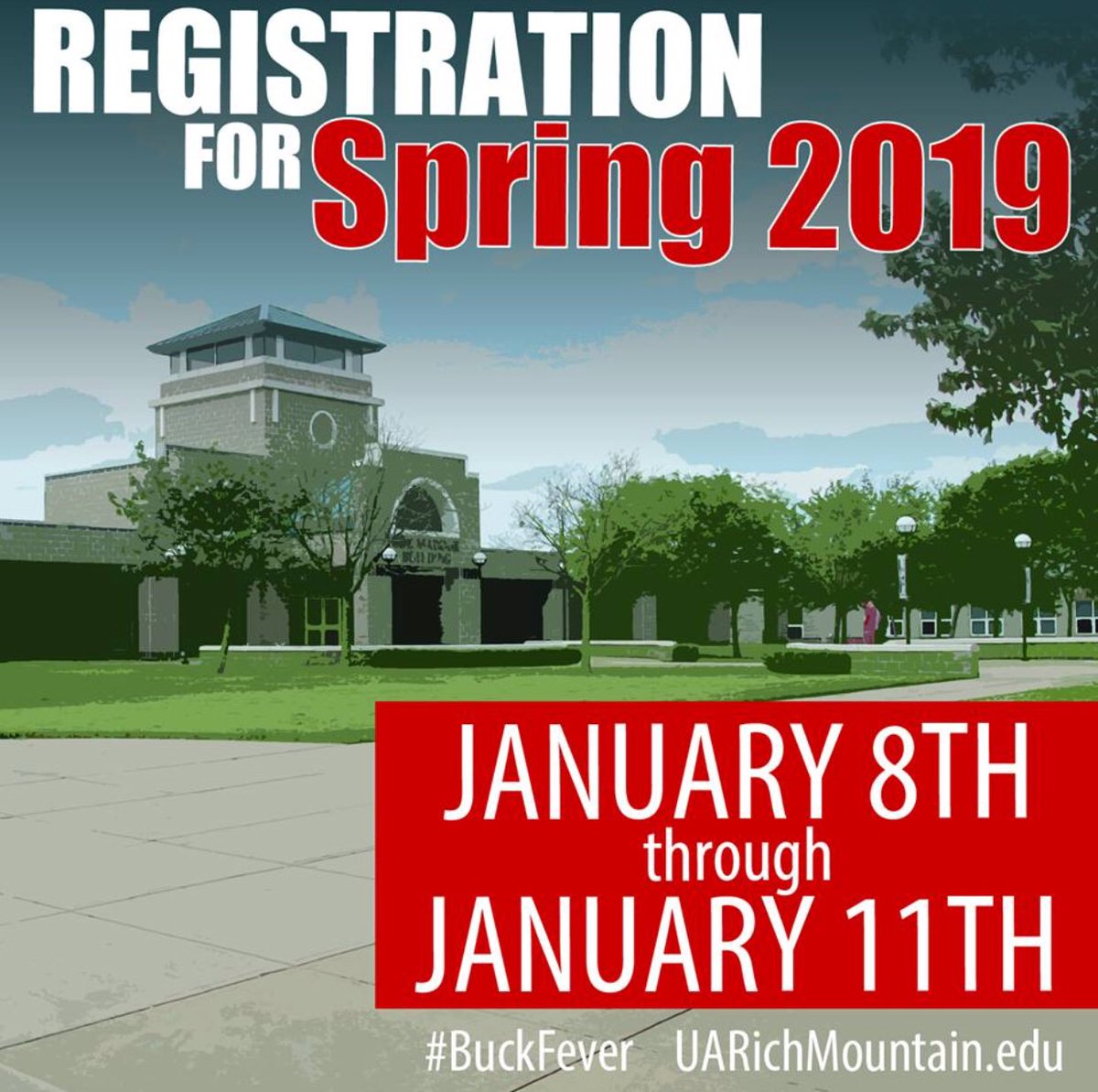 UARichMountain's tweet photo. Have you wondered when would be the RIGHT time to go to/come back to college? 2019 is #TheRightTime and UA Rich Mountain is #TheRightPlace
#JoinTheTradition and you can be #BeAWelder #BeANurse #BeAWebDesigner #BeAMachinist #BeACosmo #BeAMedicalBillerAndCoder #BeAMassageTherapist https://t.co/zm99MVhV1l