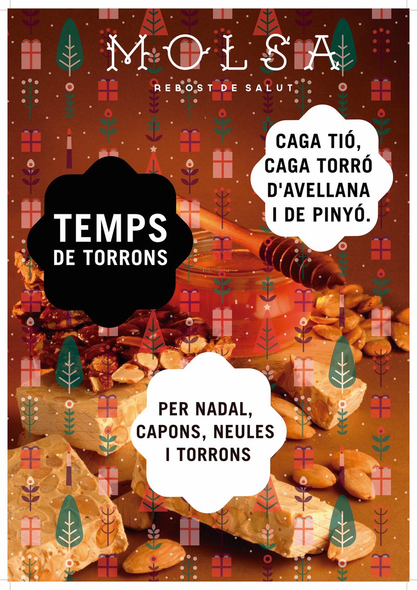 Quina és la vostra versió del CAGA TIÓ? Aquesta és la nostra:🎵 “Caga tió…ametlles i torrons si no cagas bé un cop de bastó” 🎶 #molsatolerancies #tio #bonesfestes #santesteve #pancracio