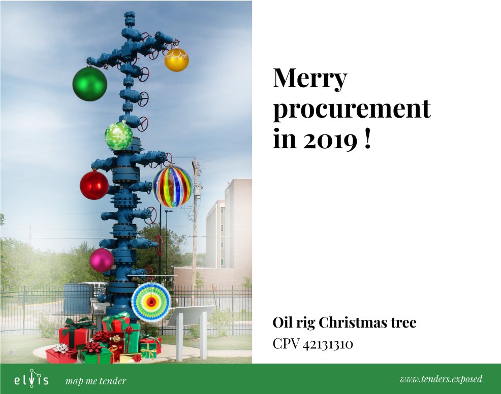 Elvis On Twitter Find Out Who Buys And Sells Oil Rig Christmas Trees In European Public Markets Https T Co Yfunrlfgvh All The Best In 2019 From The Elvis Team Eutenders Publicspendingisfun Pf2019 Https T Co Nahplk9srh