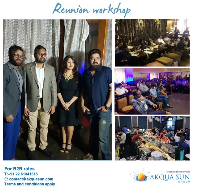 Akqua_Sun_Group's tweet photo. AKQUASUN recently concluded its three-city workshop in India for promoting the Reunion Island along with ATOUT FRANCE.

The workshop began in Mumbai followed by Bangalore and Chennai.

#Bangalore #Chennai #ReunionIsland #akquasungroup #travel #travelagent #vacation #holiday https://t.co/qRNRRSrAOz