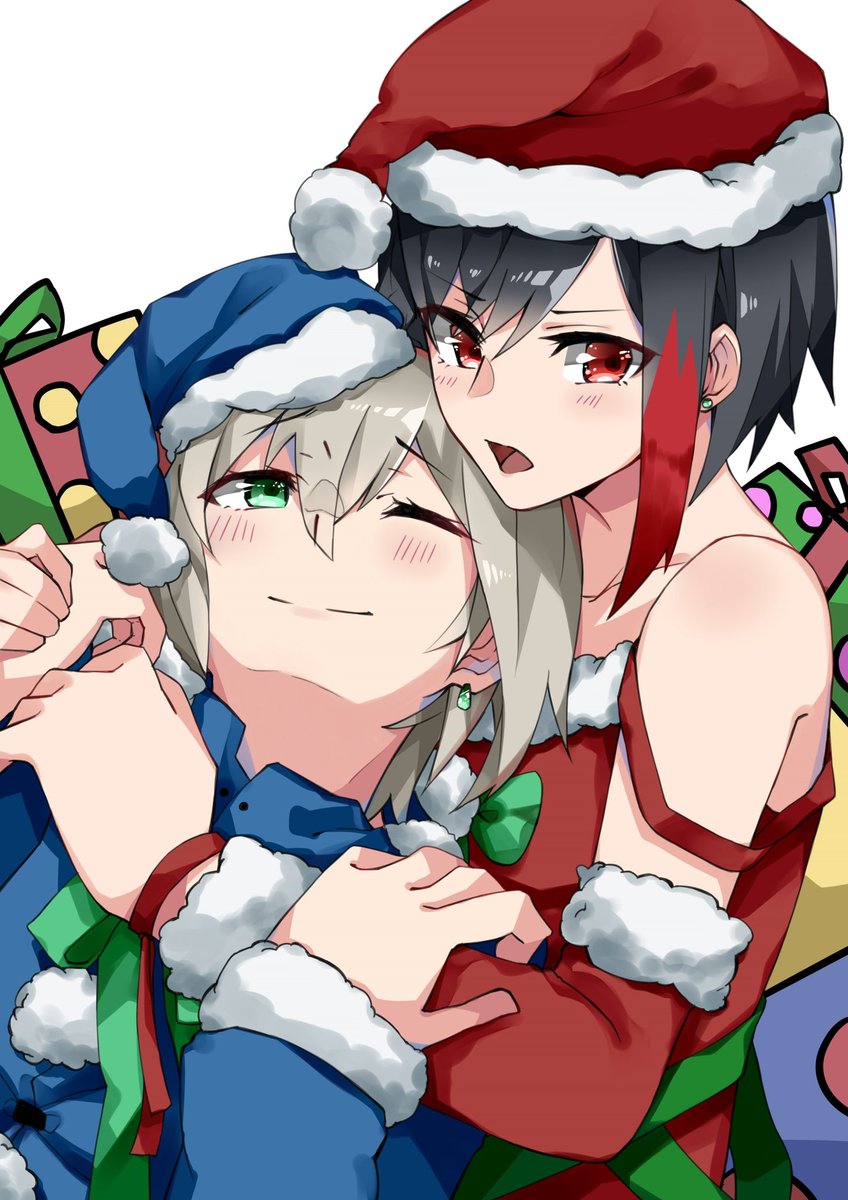 遅めのメリークリスマス Afterglow バンドリ 美竹蘭 青 アース 投稿用 のイラスト 遅めのメリークリスマス Afterglow バンドリ 美竹蘭 青 アース 投稿用 のイラスト