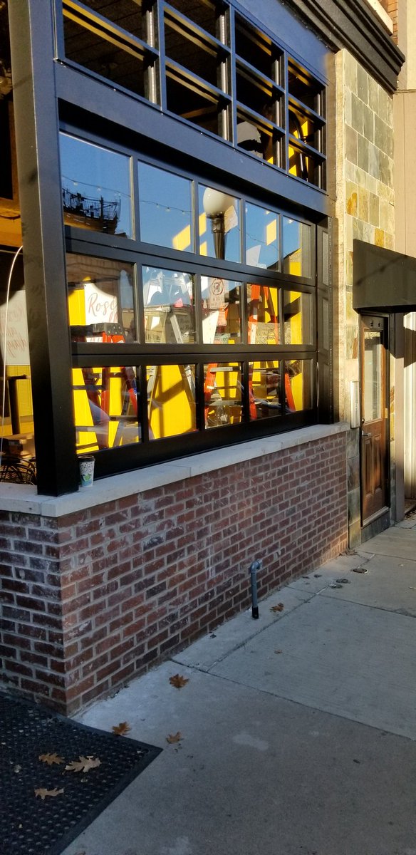 Reality Bites- Bloomington, Hormann door. Flexible seating area.
Modern Look!