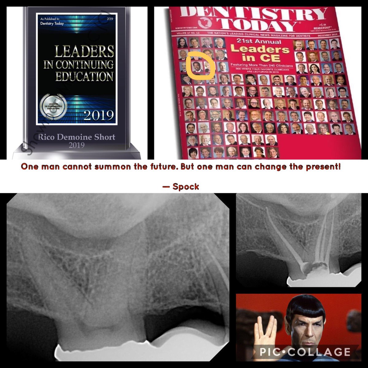 I’m Ready To Blast Off In Into 2019! 'To Boldly Go Where No Man Has Gone Before...'
Who’s with me?
#Books #Articles #TV #Radio #Speaking #HandsOnCourses #Dentistry #Innovation #Inspiration #Endodontics #DrRicoShort #CelebrityEndodontist #DrSpock