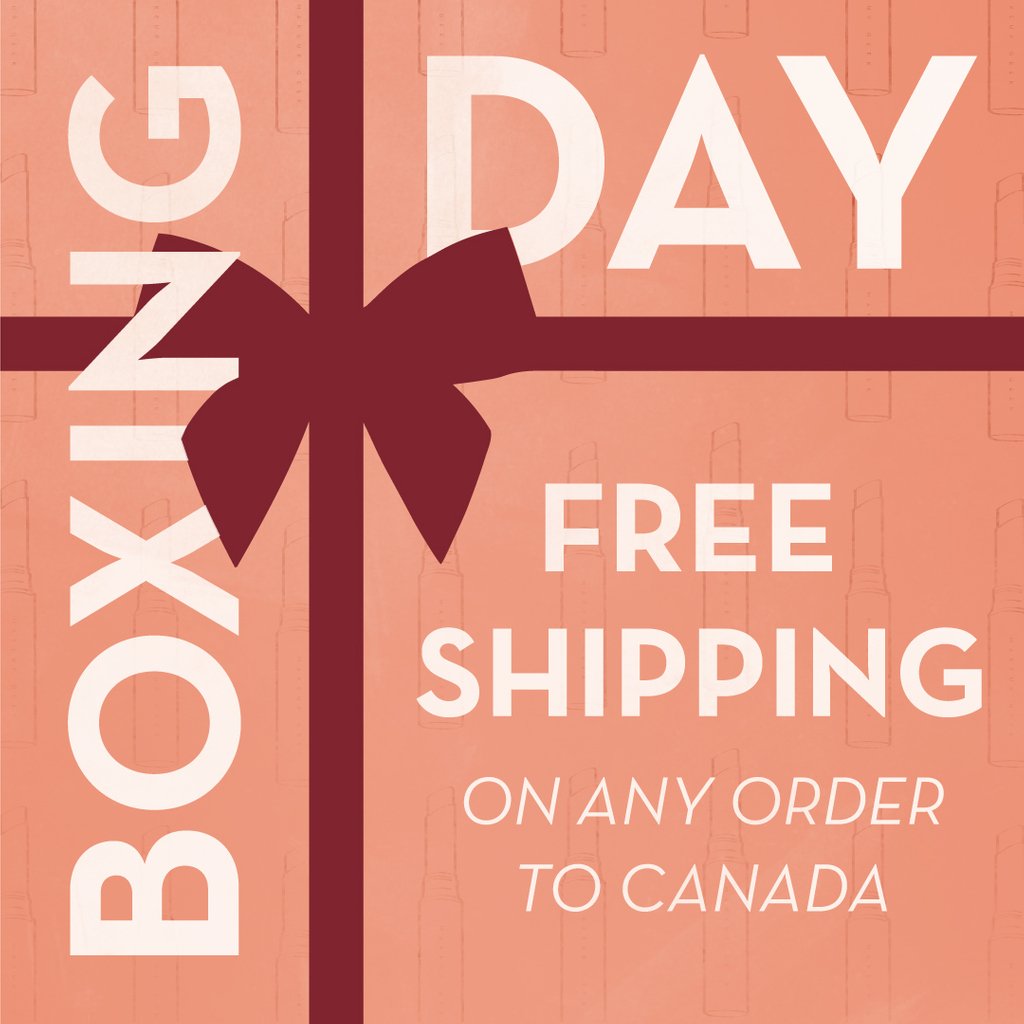MakeupGeek's tweet photo. Happy Boxing Day to our #MakeupGeeks in Canada! Shop your MG favorites and get FREE shipping on any order shipping to Canada! https://t.co/CRcMEYHa5V https://t.co/bRTCIN2gou