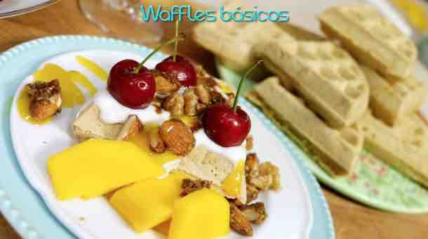 La primera receta de hoy son estos deliciosos "Waffles básicos" imperdibles!!  <a href="/connieachurra/">Connie Achurra 💜💚</a> <a href="/CANAL_13C/">13 C</a>