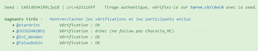 Chocolia_MC's tweet photo. Voici les résultats du concours de Noël ! Félicitations à nos 3 gagnants, contactez-nous en DM pour récupérer votre récompense ! 😃

@stardrinc
@InZ_WenWen
@TalasRobin https://t.co/zvsky9LWt2