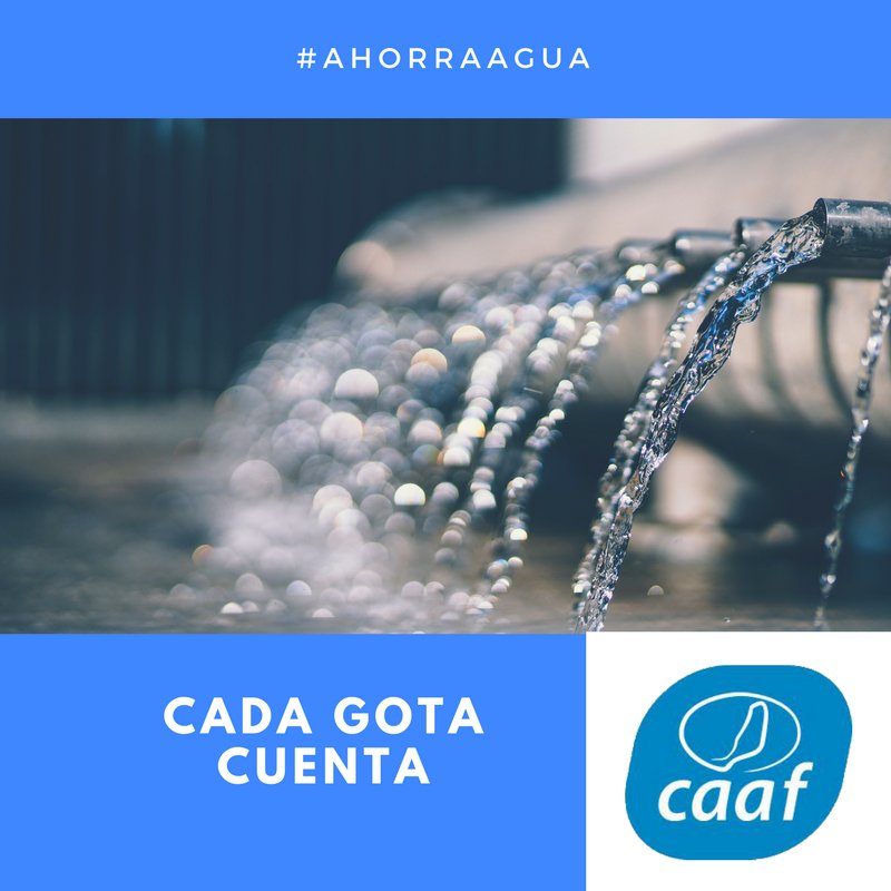 CaafFtv's tweet photo. Ayúdanos a promover el ahorro de agua. Entre todos será más fácil. ¡Únete!
#AhorraAgua https://t.co/pZGU9DPI4K
