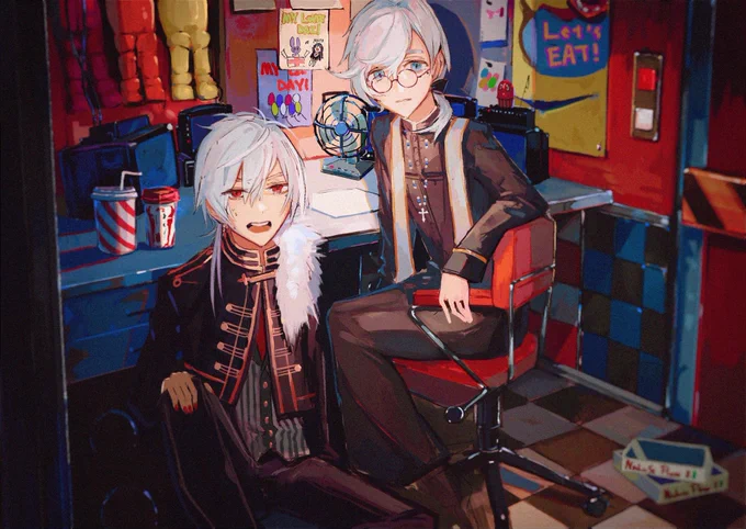 #くろのあとりえ #KuzuArt #かな絵

ピザ屋でバイトする吸血鬼とバンパイアハンター 