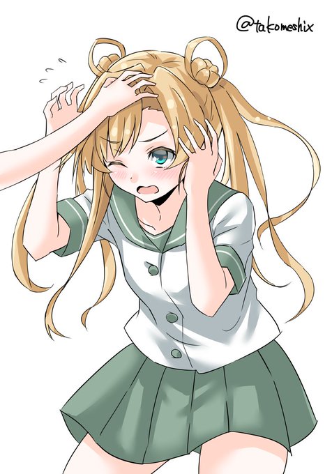 前髪を触るとご利益があるという噂が(+15分)
#艦これ版深夜の真剣お絵描き60分一本勝負
#艦これ版真剣お絵描き60分一本勝負_20181226 