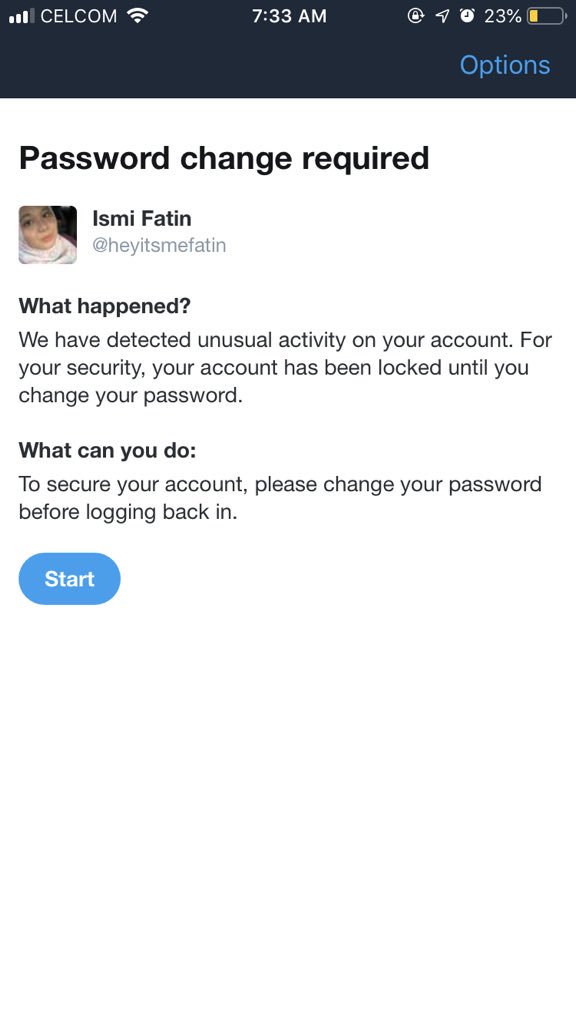 heyitsfatin's tweet photo. Tak cite dia bangun pagi tuiter @heyitsmefatin tak boleh nak bukak, nak reset password pun tak boleh since email tu berzaman dah tak bukak. 😭😭😭 https://t.co/mFUAeGJDvA
