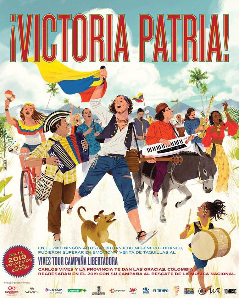 10Music2's tweet photo. 🙌¡Comenzamos el día con esta victoria patria!🎶
Gracias por hacer parte de 
Nuestra #CampañaLibertadora 🇨🇴Nos vemos en el 2019 🎉 https://t.co/bDeXKs0ZVP