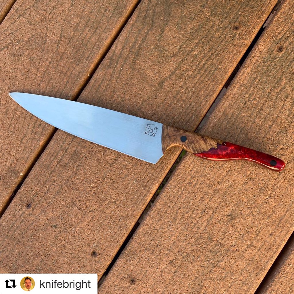 Love getting customer photos! This #chefknife is enjoying #norcal life #knifemaker #cutlery