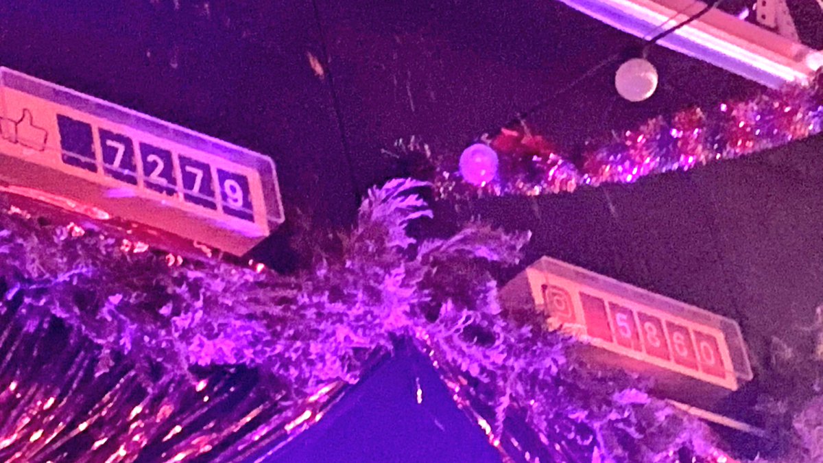 I’ve seen ads for live social media follower counters before, finally saw one in person. Sure enough after liking the page it switched over. Super cool. 

Beyond social, custom versions could be for TripAdvisor reviews, ride counts, number of items sold, etc to build engagement.