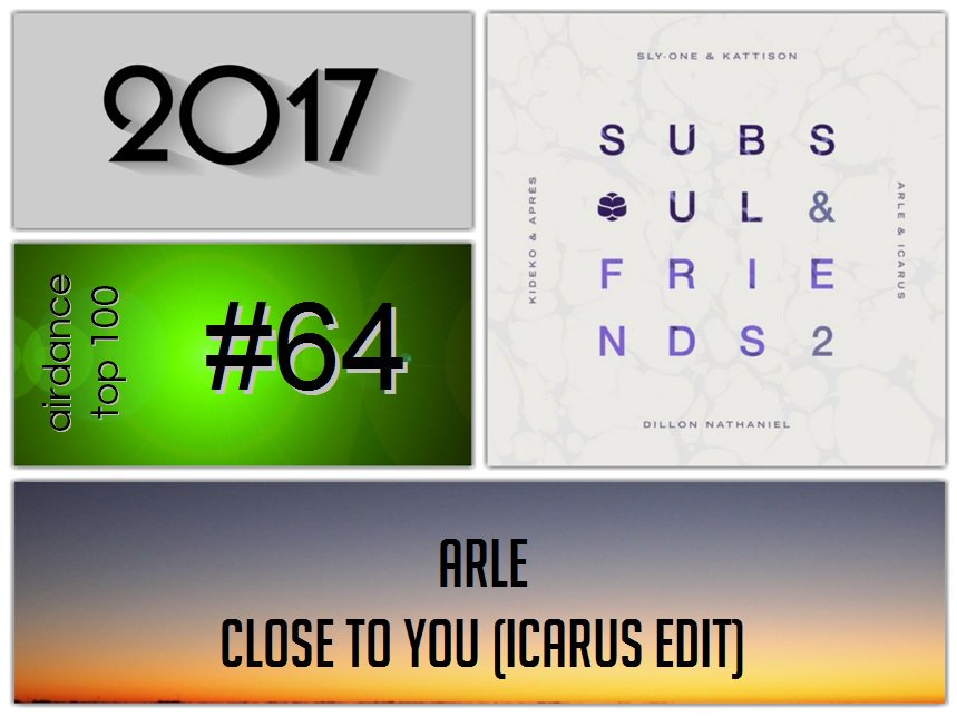 AirdanceRadio's tweet photo. Do you remember the BIG countdown of last year❓
🔊🎶#NowPlaying Top 100 of 2017

✅#64 @Arle_Music - "Close To You (@icarus Edit)" on @SubSoul

Leave your comments below and listen to 👉https://t.co/5oVgLOyU2u 
#MerryChirstmas #Xmas #top100 https://t.co/r8Rn3MTww5